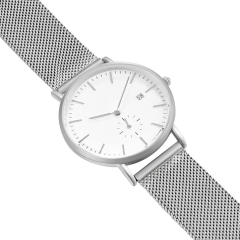 Silber-Funktions-Armbanduhr für Männer zum Weihnachtstag