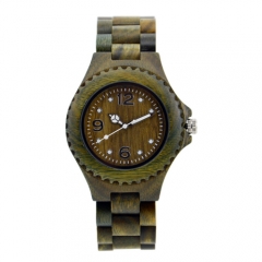 Neue Art und Weisegewohnheit Quarz hölzerne Armbanduhr für Weihnachtsgeschenk