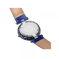 Frauen Quarz Analog Leder Armbanduhr mit Datum Feature