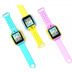 Kinder smart Uhr mit mehr Features bunten Silikon-Armband GPS-Standort