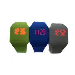 leichte Uhr Silikon Uhr LED Uhr mit Digitalanzeige Uhr Sonderuhr