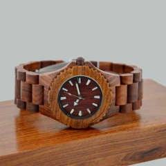 Neue Art Geschenk vogue Quarz-hölzerne Armbanduhr