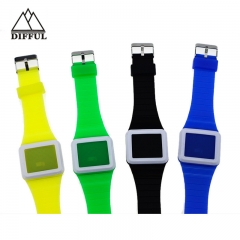 hohe Qualität leichte Uhr Silikonuhr LED Uhr mit Digitalanzeige Uhr